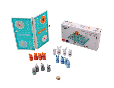 Adam Toys Gra Chińczyk Wyścig Leśnych Zwierząt