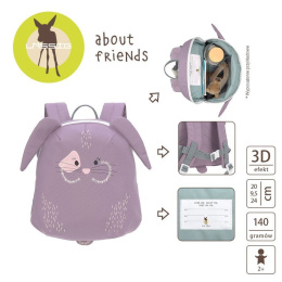 Lassig Plecak mini About Friends - Królik