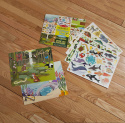 Melissa & Doug Naklejki wielokrotnego użytku - krajobrazy świat zwierząt