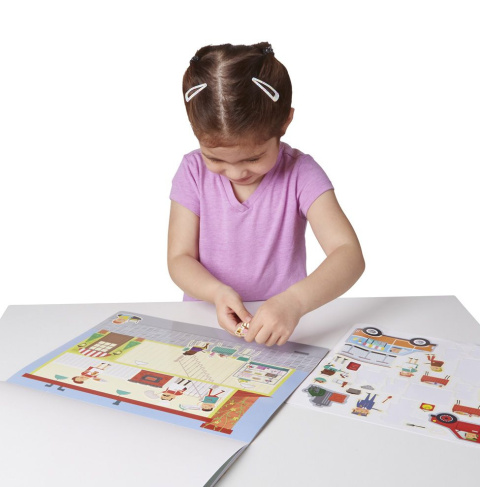 Melissa & Doug Naklejki wielokrotnego użytku - miasto