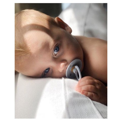 BIBS PEACH SUNSET S Smoczek 0-6m Uspokajający kauczuk Hevea