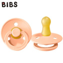 BIBS PEACH SUNSET S Smoczek 0-6m Uspokajający kauczuk Hevea