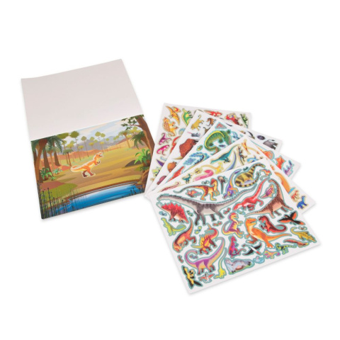 Melissa & Doug Naklejki wielokrotnego użytku - dinozaury