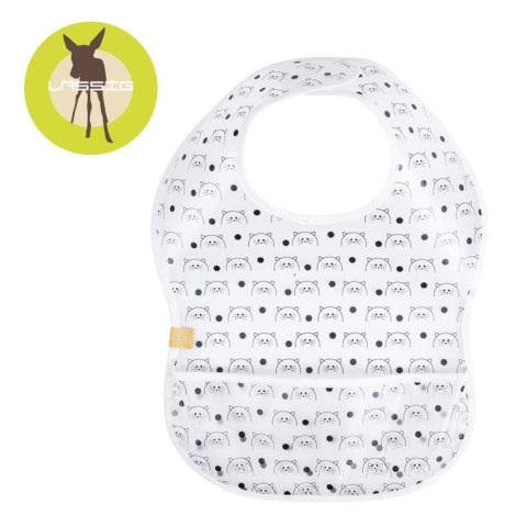 Lassig Śliniak wodoodporny 6m+ Little Chums Kot