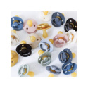 BIBS 2-PACK S BLUSH & CLOUD 0-6m Smoczki uspokajające kauczuk Hevea