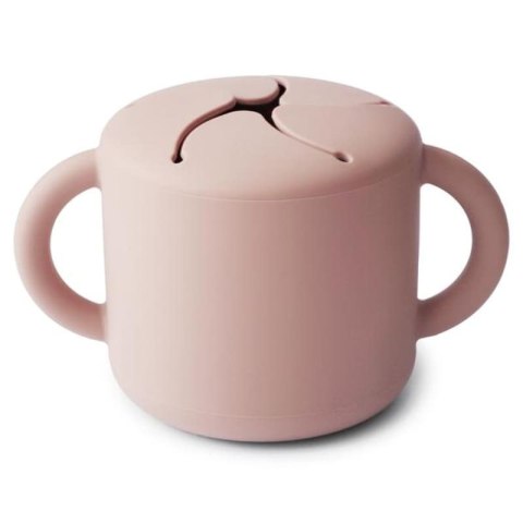 Mushie Kubek niewysypek na przekąski SNACK CUP Blush