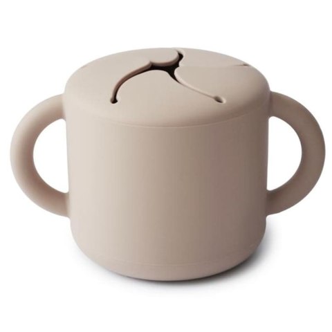 Mushie Kubek niewysypek na przekąski SNACK CUP Shifting Sand
