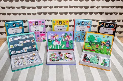 Janod Magnetyczna układanka Księżniczki Magnetibook
