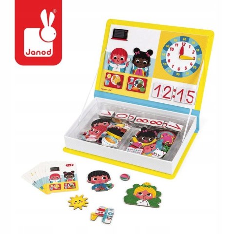 Janod Magnetyczna układanka Uczę się zegarka