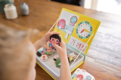 Janod Magnetyczna układanka Uczę się zegarka