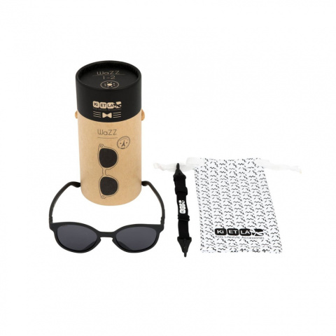 Ki ET LA Okulary 1-2 przeciwsłoneczne WaZZ Black KiETLA