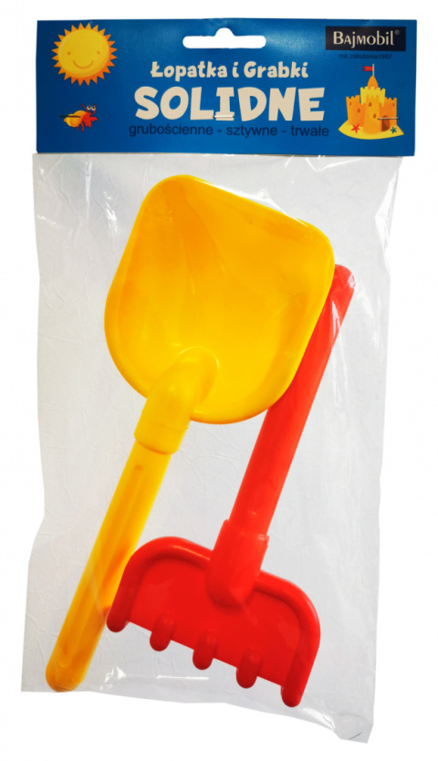 Łopatka i Grabki Zestaw 2szt SOLIDNE WYTRZYMAŁE