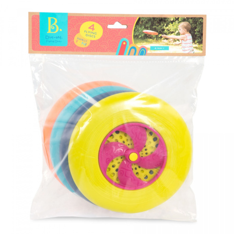 B.toys Zestaw 4 plastikowych dysków do gry zręcznościowej Disc-Oh!