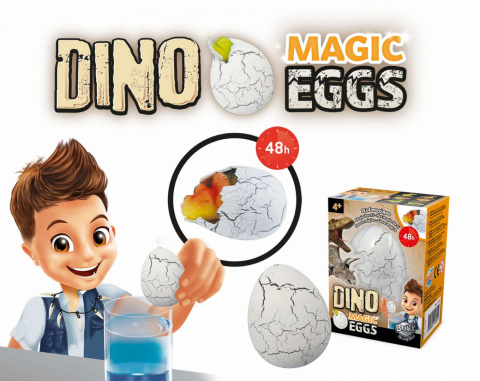 Buki Magiczne jajko dinozaura + figurka D6G