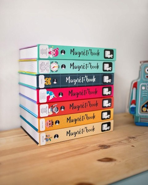 JANOD Magnetyczna Układanka Kostiumy Dziewczynka Magnetibook