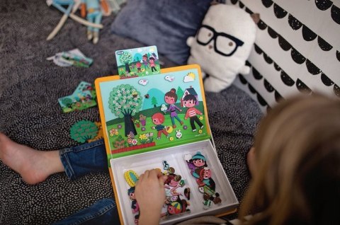 Janod Magnetyczna układanka 4pory roku Magnetibook