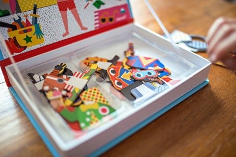 Janod Magnetyczna układanka Kostiumy Magnetibook