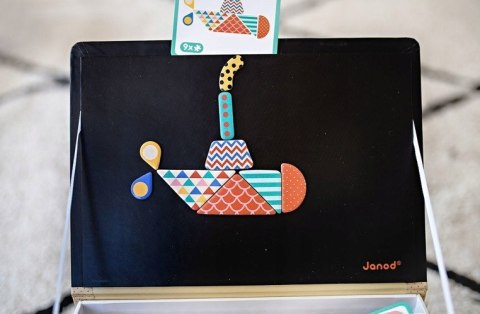 Janod Magnetyczna układanka Kształty Magnetibook