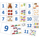 Adamigo Puzzle edukacyjne Gra Poznaję cyferki 3+