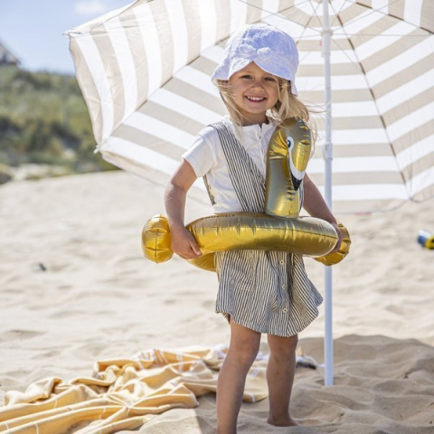 The Swim Essentials Koło Dmuchany Łabędź Złoty