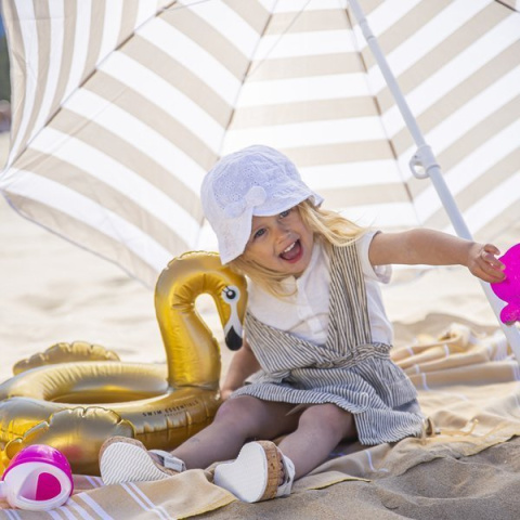 The Swim Essentials Koło Dmuchany Łabędź Złoty