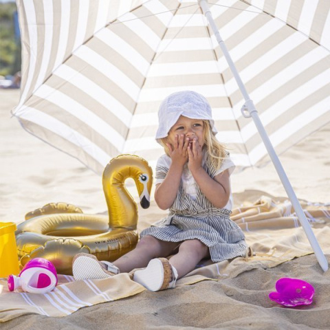 The Swim Essentials Koło Dmuchany Łabędź Złoty