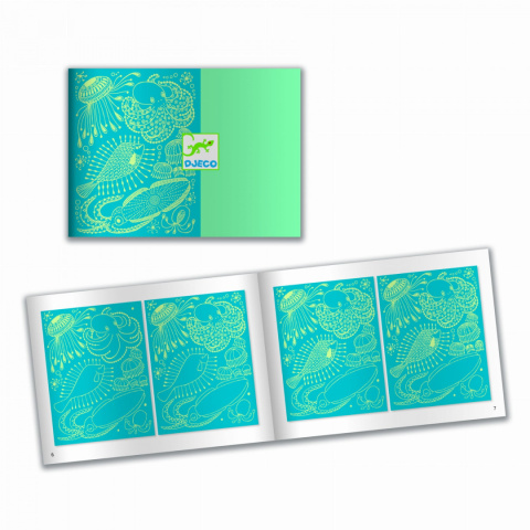 Djeco Wydrapywanka świecąca w ciemności MORSKIE ŻYCIE DJ09729