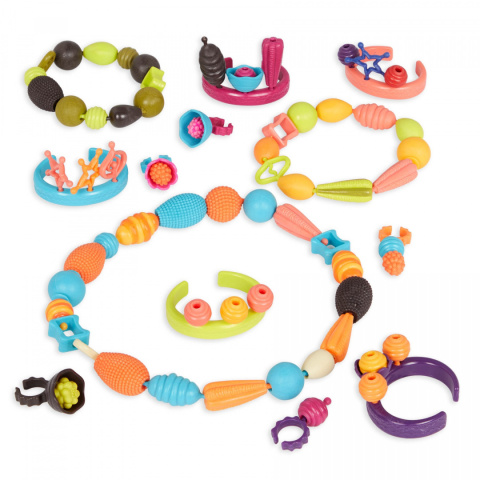B.toys Zestaw do tworzenia biżuterii 150 el B.eauty Pops