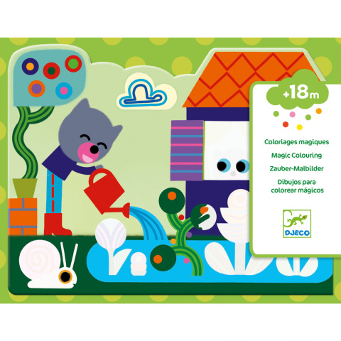 Djeco Wodne Kolorowanki Ukryte W OGRODZIE 18m+ DJ09063