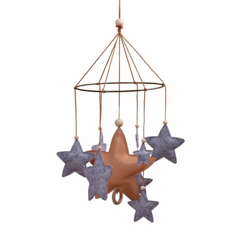 Filibabba Karuzela muzyczna Gwiazdki Grey Melange