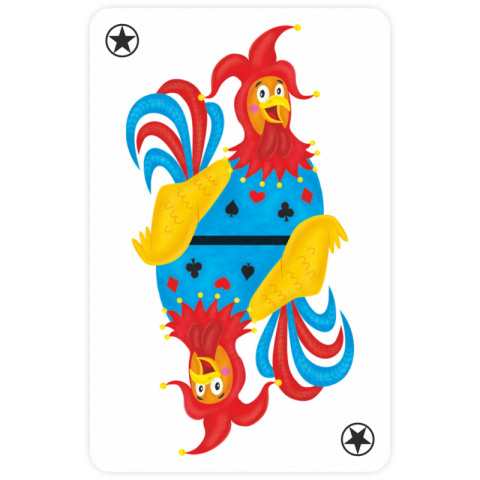 Kukuryku Karty do Gry dla dzieci 1 talia - 54szt