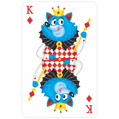 Kukuryku Karty do Gry dla dzieci 1 talia - 54szt