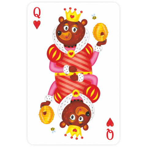 Kukuryku Karty do Gry dla dzieci 1 talia - 54szt