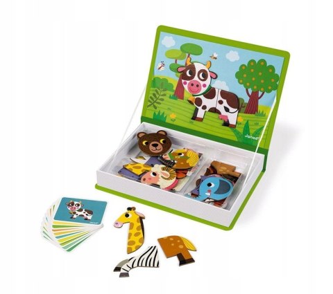 Janod Magnetyczna układanka Magnetibook Zwierzęta
