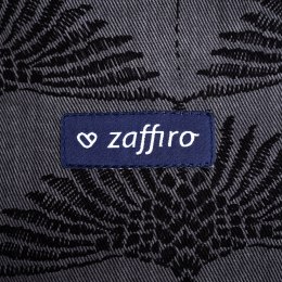 ZAFFIRO Chusta kółkowa tkana do noszenia dzieci - graphite fern