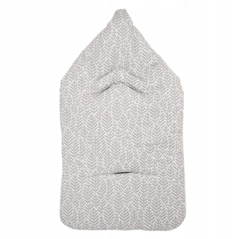 Zaffiro Śpiworek 5w1 śpiwór do wózka i fotelika - beige leaves BEBE