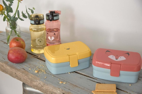 Lassig Zestaw na lunch Lunchbox + Tritanowa butelka - bidon 460 ml About Friends Lis