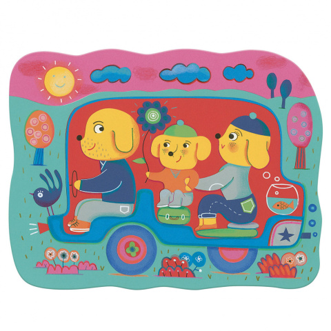 Djeco Wodne Kolorowanki Ukryte NA DRODZE 18m+ DJ09066