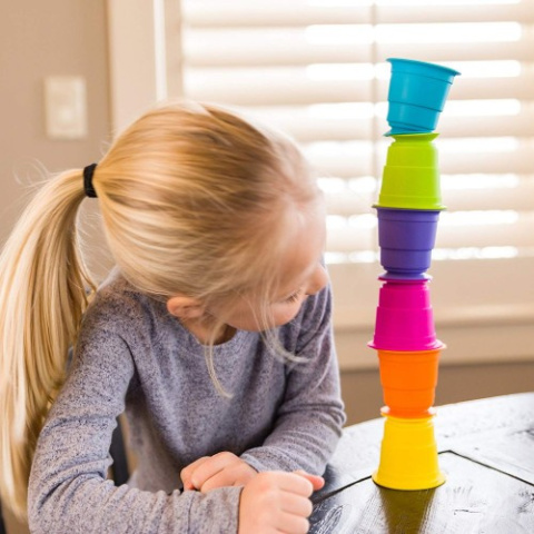 Fat Brain Toys Kubeczki Przyssawki silikonowe 6szt