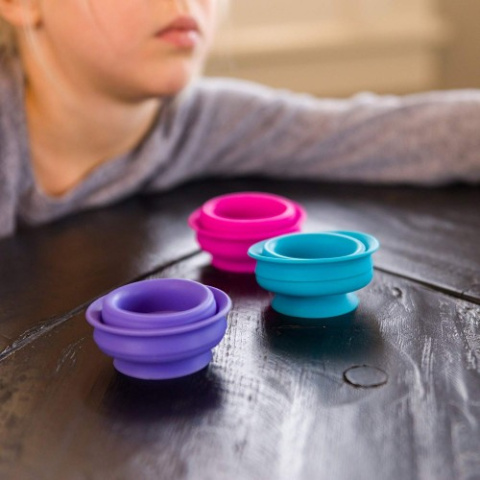 Fat Brain Toys Kubeczki Przyssawki silikonowe 6szt