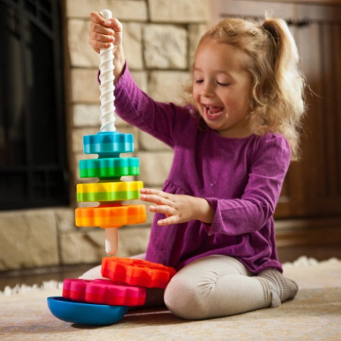 Fat Brain Toys Zakręcona Wieża Spin Again
