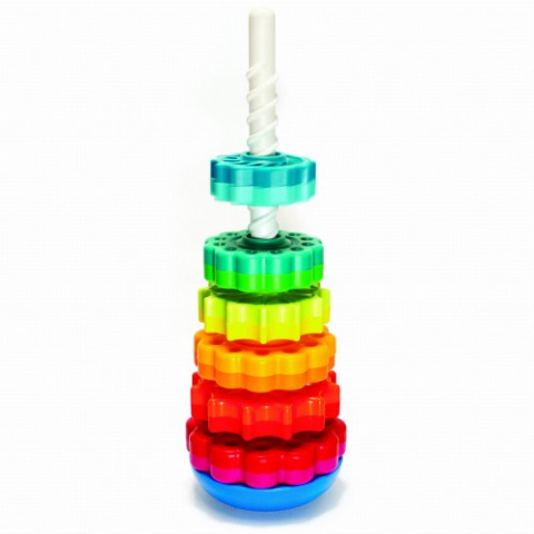 Fat Brain Toys Zakręcona Wieża Spin Again