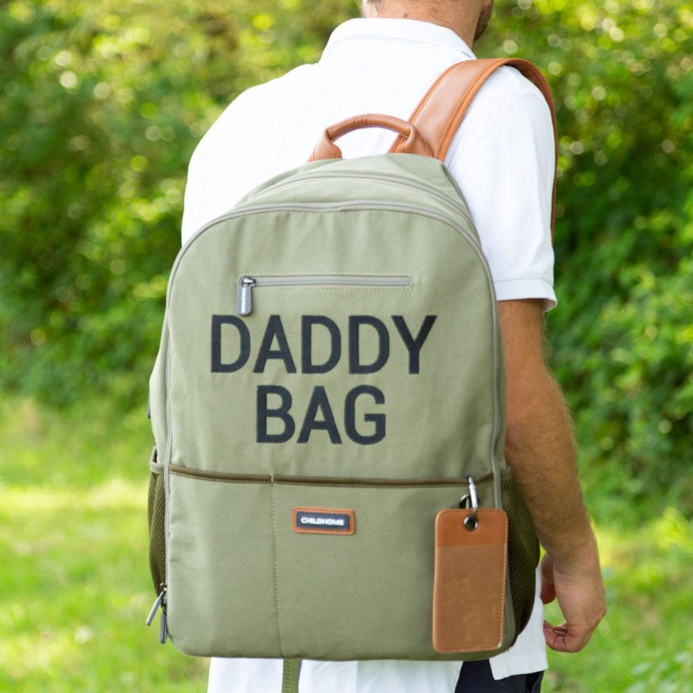 Childhome Plecak Daddy bag Kanwas Khaki