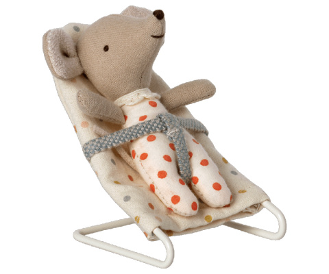 Maileg Leżaczek dla małych myszek i króliczków Babysitter, MY