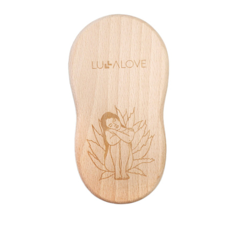 Ostra szczotka o specjalnej długości do masażu na sucho