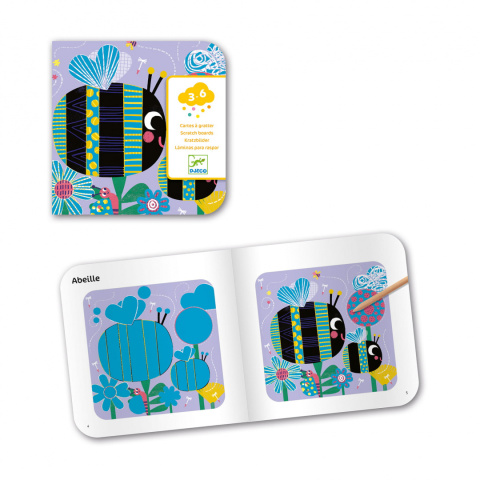 Djeco Wydrapywanka dla maluchów OWADY DJ09092