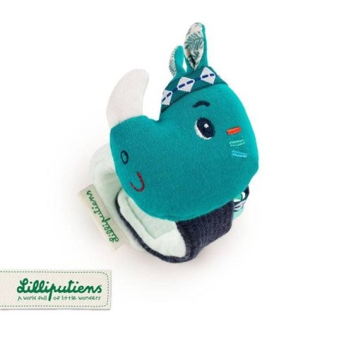 LILLIPUTIENS Grzechotka na rękę Nosorożec Marius z szeleszczącą folią 0 m+