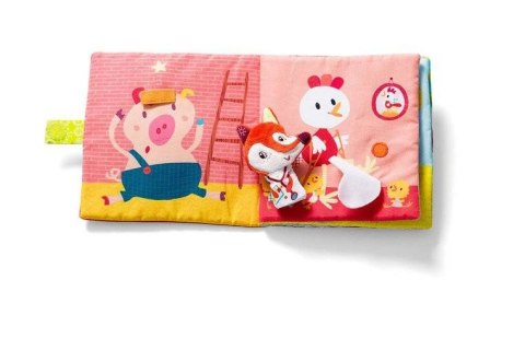 LILLIPUTIENS Książeczka z mini-pacynką wielofunkcyjna Doktor Alice Lisiczka Alice 6 m+