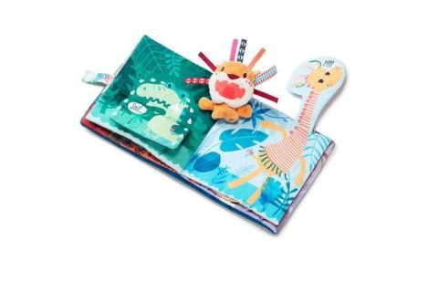 LILLIPUTIENS Książeczka z mini-pacynką wielofunkcyjna Lew Jack 9 m +