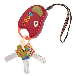 B.toys Zestaw kluczy samochodowych z pilotem - czerwony FunKeys